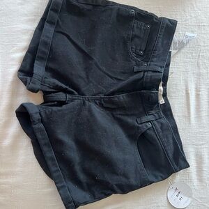 Levi's Black Jean Shorts for Women